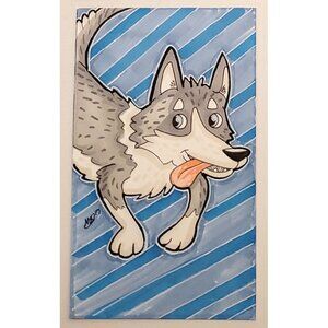 Siberian Husky | Original Dogcember Marker Illustration